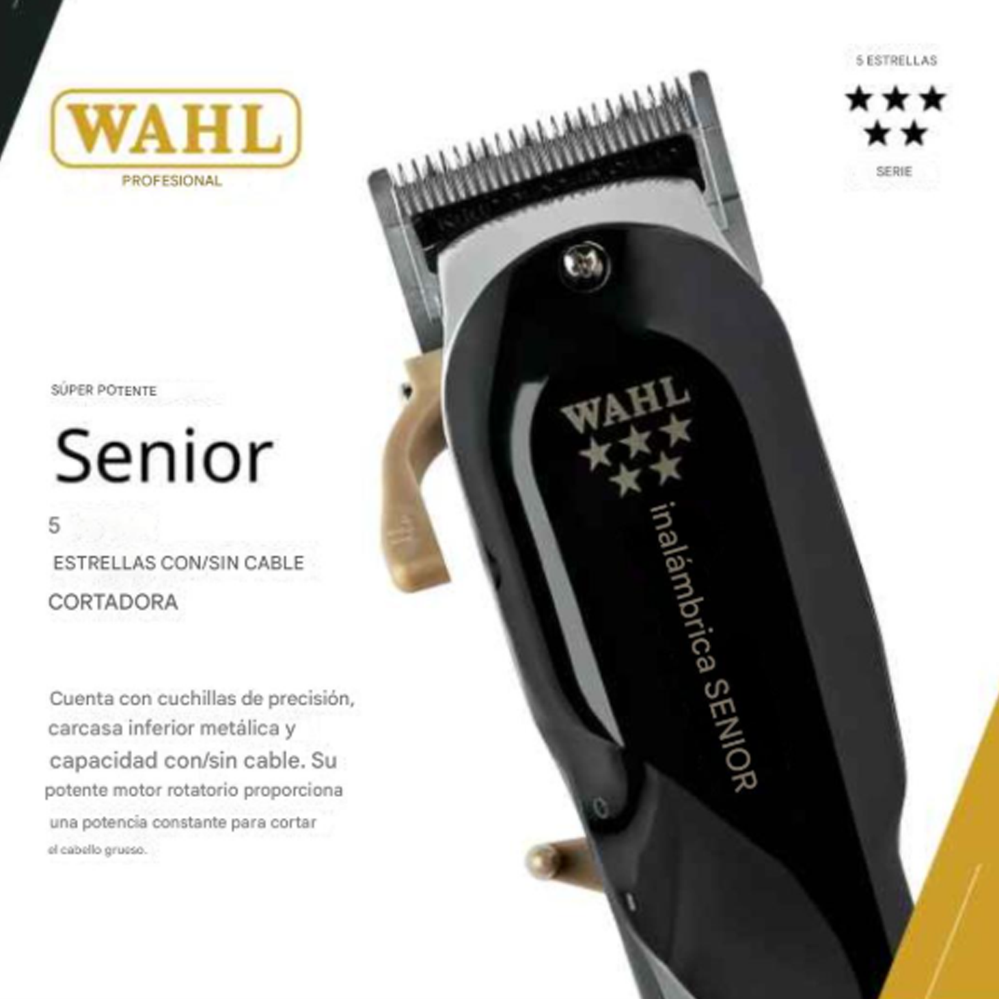 ComboMaquina BudaT99+Maquina Wahl Senior