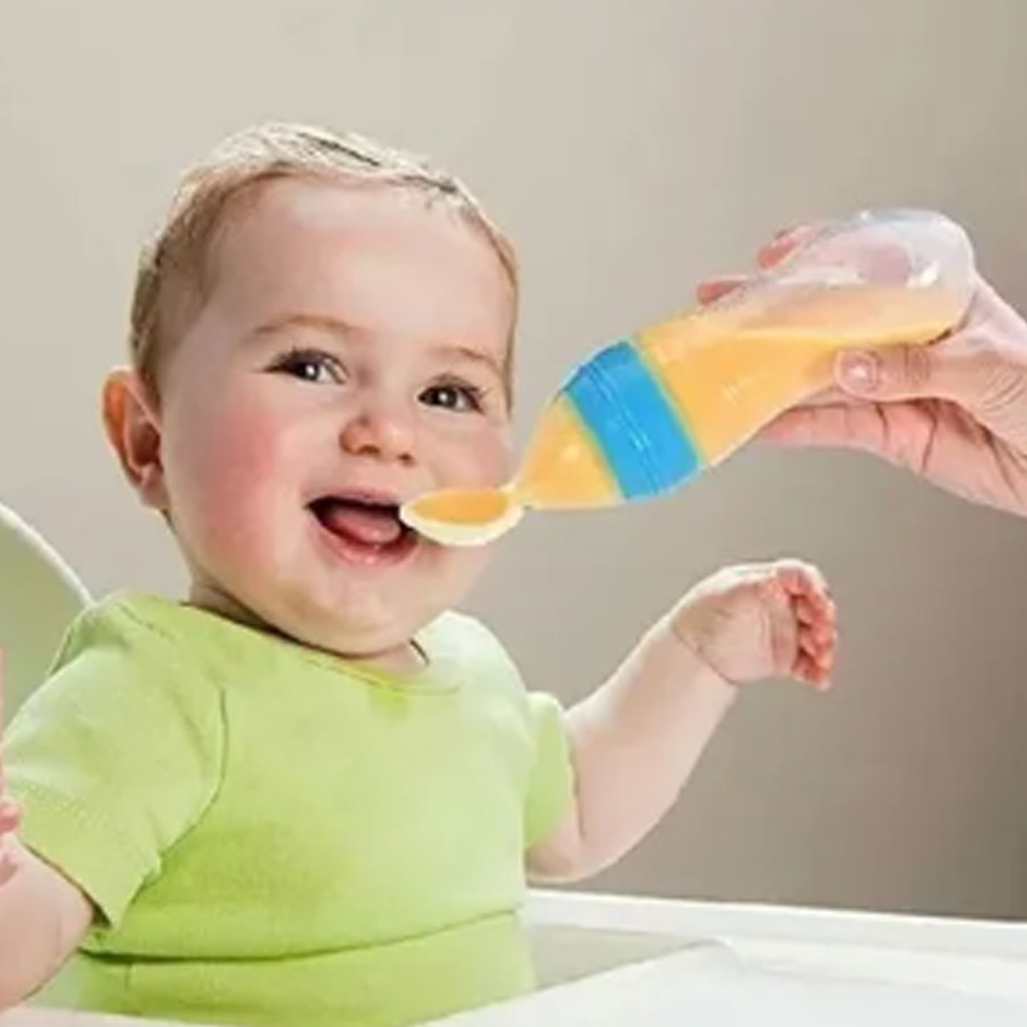 CUCHARA ALIMENTACION BEBE EN SILICONA